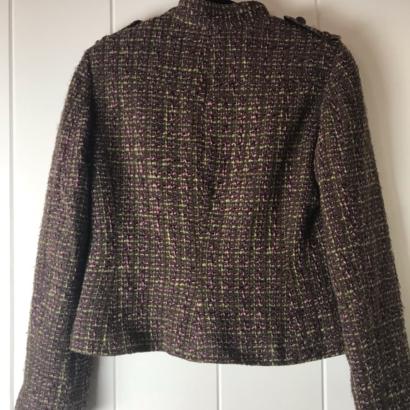 Tweed military style blazer - Picture 4 of 5